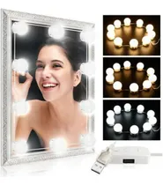 Comprar 10 Focos Led 3 Tonos De Luz Para Espejo Con Entrada Usb