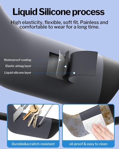 Auriculares De Conducción Ósea, Ipx8 Impermeable Bluetoot...