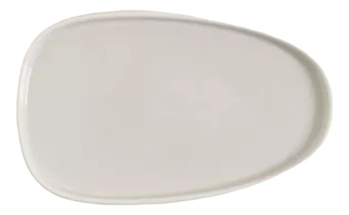 Bandeja Natural De Porcelana Para Sushi Estilo Gourmet White