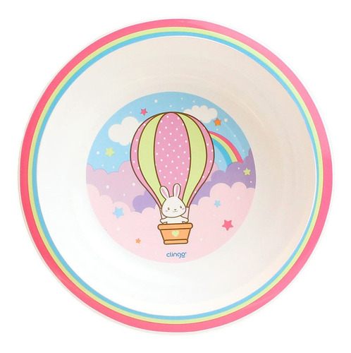 Imagem 6 de 9 de Tigela Redonda Bowl Infantil Atóxica Estampada Clingo