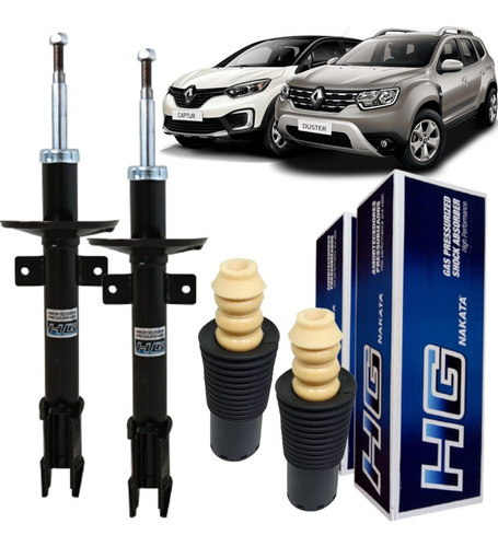 Par De Amortecedor Dianteiro Nakata Captur Duster Manual