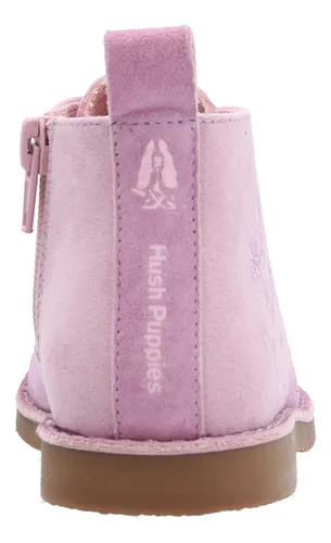 Botin Cuero Mandy Niña Rosado