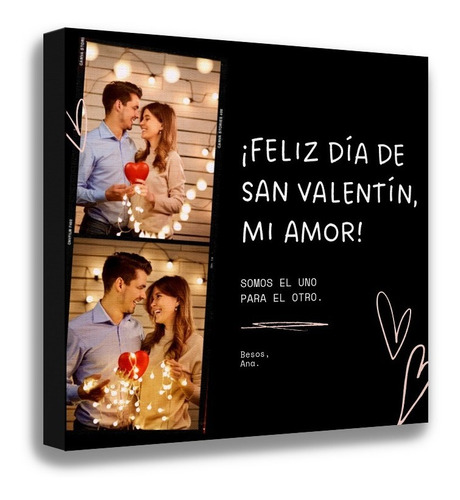 Cuadros Personalizados Día De San Valentin 14 Febrero 40x40