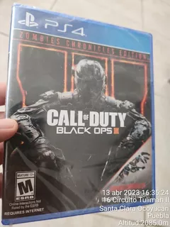 Call Of Duty Black Ops 3 Zombie Chronicles Ps4 Nuevo Físico