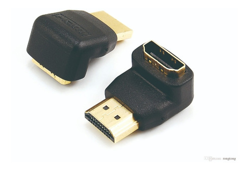 Adaptador Codo Hdmi 90  Y  270 Grados Macho A Hembra