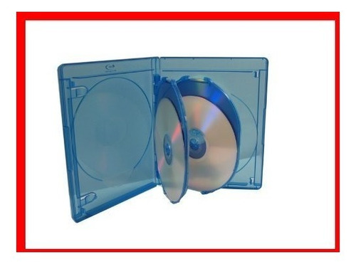 Imagen 2 de 4 de Caja Blu-ray Cuadruple 4 Discos Elite Con Logo Importada