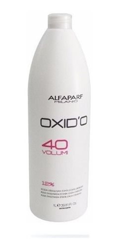 Agua Oxigenada Alfaparf Crema Oxidante Litro10-20-30-40 Vol