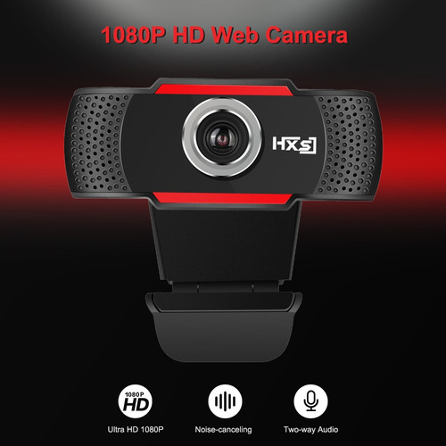 Imagen 4 de 6 de Hxsj Cámara Web Computadora Portátil Cámara 1080p Para Confe