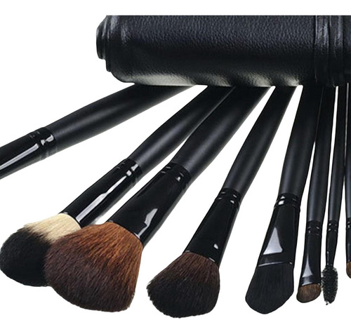 El Cepillo Profesional Del Maquillaje Fija Las Cerdas De La