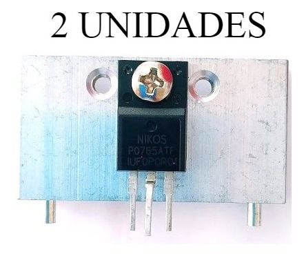 P0765atf  (2 Unidades) Transistor Mosfet 7a 650v P0765 Atf