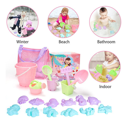 Tagitary Beach Sand Toys Set Juguetes De Playa Para Ninos...
