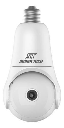 Smart Tech Camara D5-20 Ip Lampara Foco Domo Wifi Hd Seguridad Vision Espia Color Blanco