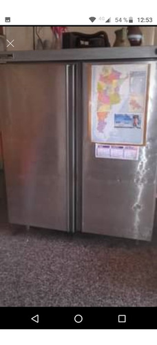 Imagen 2 de 8 de Heladera Doble Puerta Acero Inoxidable Para Comercio