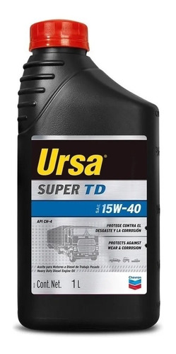 Aceite Ursa Super Td 15w40 1lt