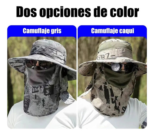 Gorra Solar Unisex Con Protección Uv De 360°