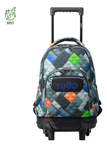 Morral Rue Bomper Resma Ecofriendly Con Ruedas