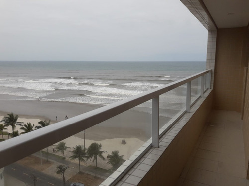 Imagem 7 de 14 de Apartamento 2 Dormitórios Frente Mar Entrada 156 Mil Real Amf25