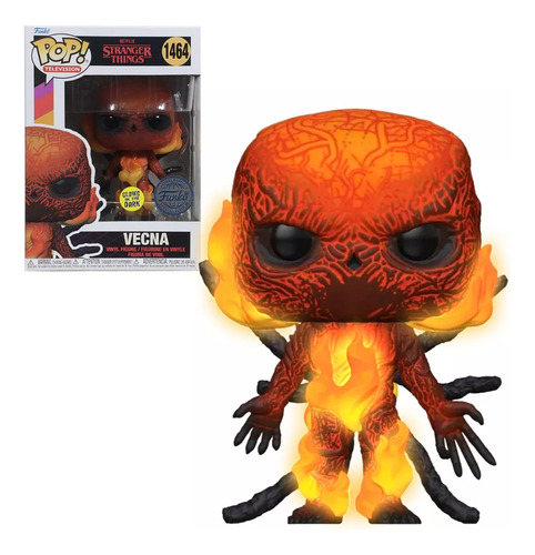 Funko Pop Vecna 1464 Stranger Things Netflix Glow Original