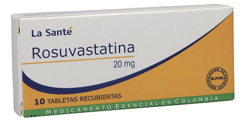 Rosuvastatina 20 Mg X 10 Tab (la Sante)