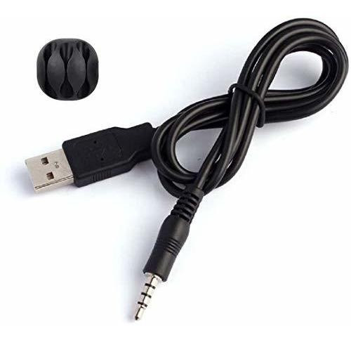 Conector De Audio Auxiliar Macho De 3,5 Mm A Usb 2.0 Cable D