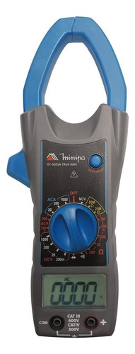 Alicate amperímetro digital Minipa ET-3201A 1000A 