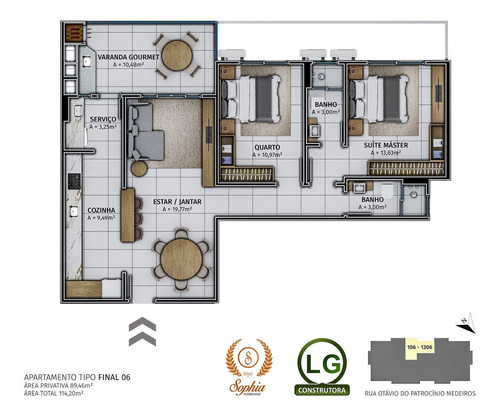 Imagem 10 de 10 de Apartamento Em São José - Sc - Ap0027_ccon