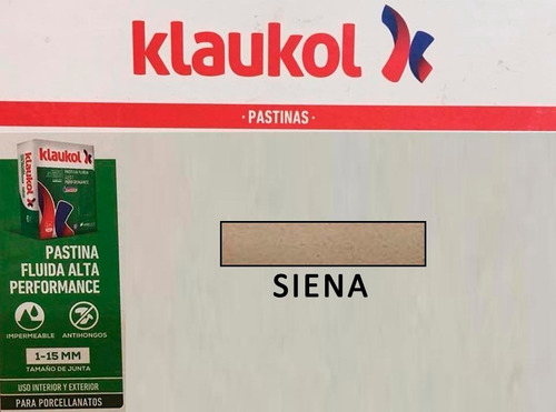 Imagen 2 de 3 de Pastina Alta Performance Para Porcellanato (5kg) Klaukol