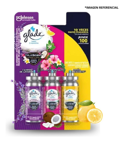 Super Pack Aromatizantes Toque X3 - Glade