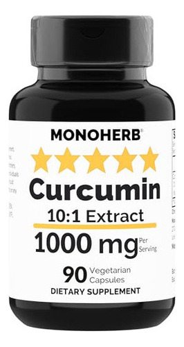 Extracto De Curcumina Monoherb 1000 Mg - 90 Cápsulas Vegeta