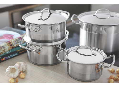 Olla Tramontina Acero Inoxidable Profesional 7,5 Litros