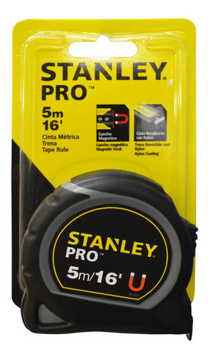 Metro X 5 Mts Doble Faz Stanley Caucho Iman Pro (30-085)