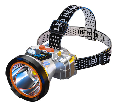 Linterna Frontal Led, Impermeable, Cómoda, Ligera,