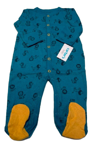 Pijama Enterito Algodón Nene - Carters -  6m / 9m - Lion