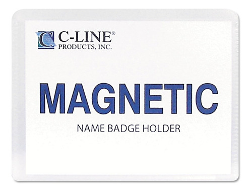 Ic Nombre Badge Holder Kit, Horizontal, 4 W X 3h, Caja ...