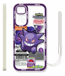 Funda De Tpu Diseño De Pokemon Gengar Para Xiaomi + Correa