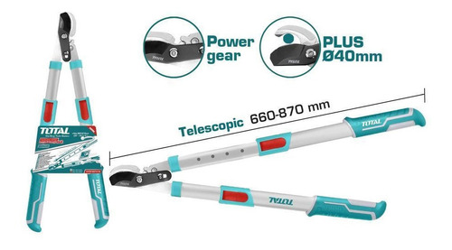 Tijera Cortacerco Telescópica Total Max 87 Cm - Ynter