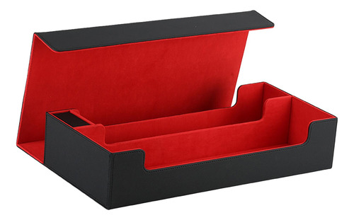 Caja Para Baraja De Cartas, Almacenamiento De Negro Rojo