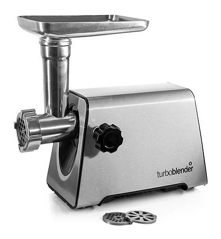 Imagen 2 de 4 de Picadora De Carne Turboblender Acero Inox. 3 Discos + Emb