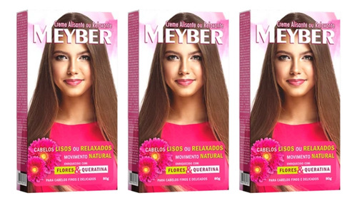 Alisante Meyber 80g Flores - Kit C/ 3un