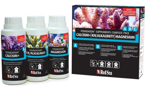 Red Sea Reef Foundation A/b/c Pack 3x250ml Mcp