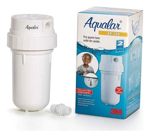 Filtro Agua 3m Aqualar Ap200 Branco Economico