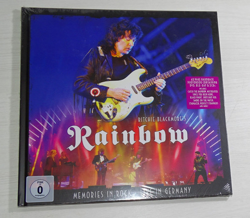 Imagem 1 de 2 de Earbook Cd Dvd Blu-ray Rainbow Memories In Rock Live Germany