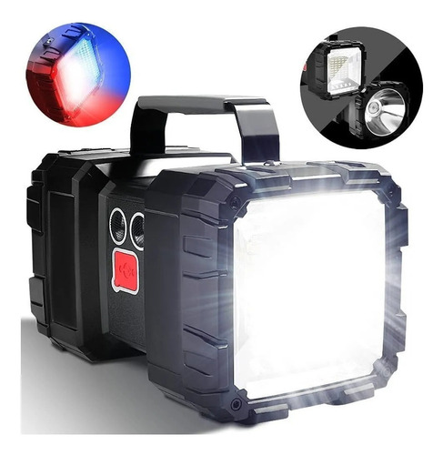 Super Potente Recargable De 40w Linterna De Reflector