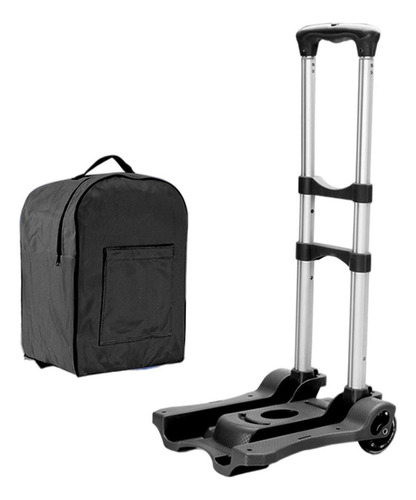 Carro De Plegable De Carga 35kg Con Caja De Equipaje Para