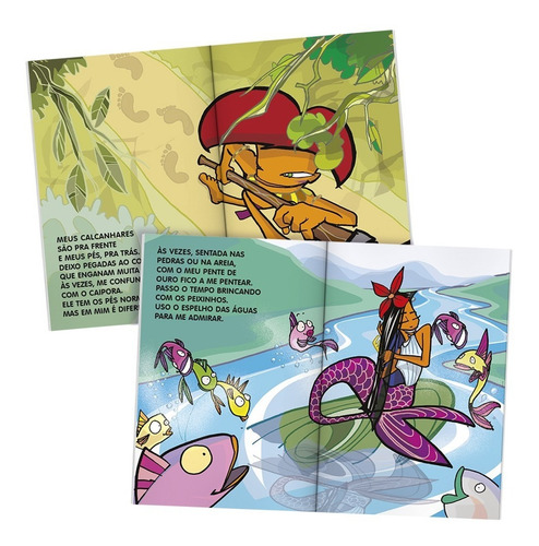 Livro Infantil Folclore Contos E Cantos C/10 Unidades
