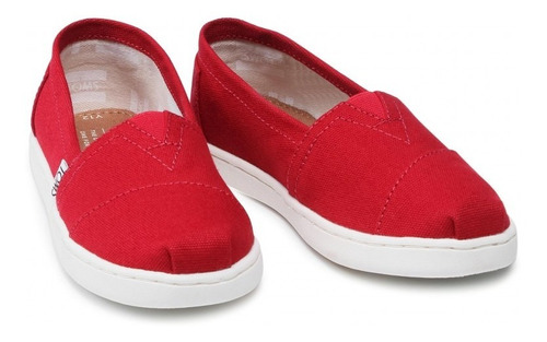 Zapatilla Alpargata Niño/niña Toms - Red Canvas