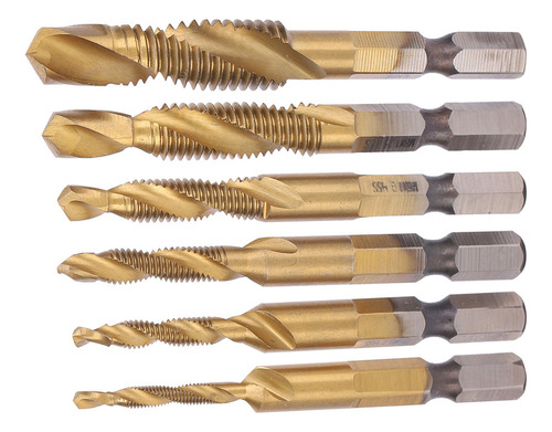 . Juego De Brocas Hand Tool 6542 De Alta Velocidad, 6