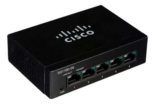 Switch Cisco Smb Sg110d-05 De 5 Puertos Gigabit De Escritori