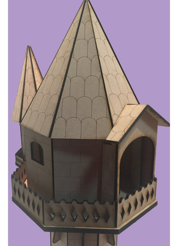 Imagen 4 de 6 de Casita De Muñecas Torre Rapunzel Dia Del Niño 68cm