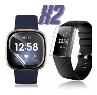 Film Hidrogel Smartwatch Para Fitbit Charge 4 X2